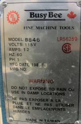 Equipment List Part 1