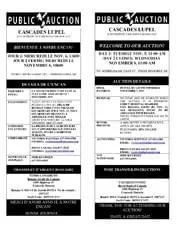 Catalogue